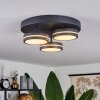 Huallilemu Plafondlamp LED Zwart, 3-lichts