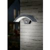 Trio verlichting Wandleuchte Wandlamp voor buiten LED Antraciet, 1-licht, Bewegingsmelder