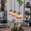Koyoto Hanglamp, Kogellampje, Hanglamp Amber, 3-lichts