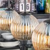Koyoto Hanglamp, Kogellampje, Hanglamp Amber, 3-lichts