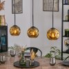 Ripoll Hanglamp, Kogellampje, Hanglamp Goud, 3-lichts