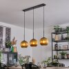 Koyoto Hanglamp, Kogellampje, Hanglamp Goud, 3-lichts
