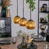 Ripoll Hanglamp, Kogellampje, Hanglamp Goud, 3-lichts