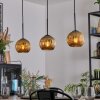 Ripoll Hanglamp, Kogellampje, Hanglamp Goud, 3-lichts