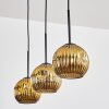 Ripoll Hanglamp, Kogellampje, Hanglamp Goud, 3-lichts