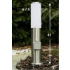 Caserta Plint licht, Staande lamp, Pad licht Roestvrijstalen kleur, 1-licht