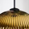 Koyoto Hanglamp, Kogellampje, Hanglamp Blauw, Goud, Groen, Koperkleurig, 4-lichts