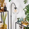 Koyoto Staande lamp, Booglampen Chroom, Zwart, 1-licht