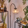Koyoto Staande lamp, Booglampen Chroom, Zwart, 1-licht