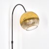 Koyoto Staande lamp, Booglampen Chroom, Zwart, 1-licht