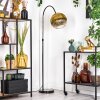 Koyoto Staande lamp, Booglampen Chroom, Zwart, 1-licht