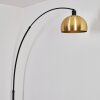 Baloca Staande lamp, Booglampen Zwart, 1-licht