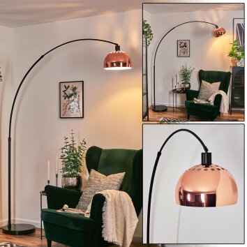 Baloca Staande lamp, Booglampen Zwart, 1-licht
