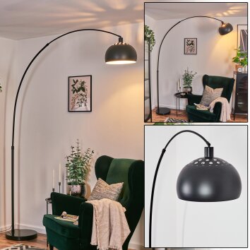 Baloca Staande lamp, Booglampen Zwart, 1-licht