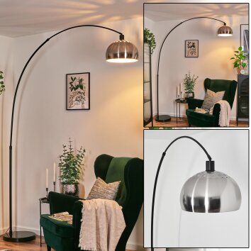 Baloca Staande lamp, Booglampen Zwart, 1-licht