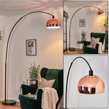 Baloca Staande lamp, Booglampen Zwart, 1-licht
