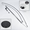Baloca Staande lamp, Booglampen Chroom, Zwart, 1-licht