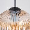 Koyoto Hanglamp, Kogellampje, Cluster hanglamp Amber, Duidelijk, Rookkleurig, 5-lichts
