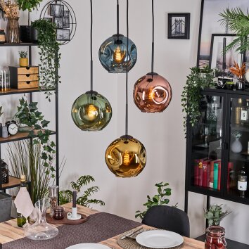 Ripoll Kogellampje, Hanglamp, Cluster hanglamp, 4-lichts