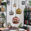 Ripoll Hanglamp, Kogellampje, Cluster hanglamp Amber, Goud, Koperkleurig, Rookkleurig, 4-lichts