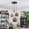 Ripoll Hanglamp, Kogellampje, Cluster hanglamp Amber, Goud, Koperkleurig, Rookkleurig, 4-lichts