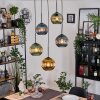 Koyoto Hanglamp, Kogellampje, Cluster hanglamp 45 cm Blauw, Goud, Groen, 5-lichts