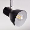 Farel Plafondlamp, Plafondspot Chroom, Zwart, 2-lichts