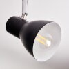 Farel Plafondlamp, Plafondspot Chroom, Zwart, 4-lichts