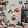 Ripoll Hanglamp, Kogellampje, Cluster hanglamp Chroom, Goud, Duidelijk, Koperkleurig, Rookkleurig, 4-lichts