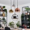Ripoll Hanglamp, Kogellampje, Cluster hanglamp Chroom, Goud, Duidelijk, Koperkleurig, Rookkleurig, 4-lichts