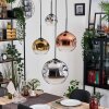 Ripoll Hanglamp, Kogellampje, Cluster hanglamp Chroom, Goud, Duidelijk, Koperkleurig, Rookkleurig, 4-lichts