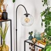 Koyoto Staande lamp, Booglampen Chroom, Zwart, 1-licht