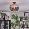 Apedo Plafondlamp Rookkleurig, 1-licht