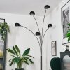 Nikkala Staande lamp Chroom, Zwart, 5-lichts
