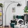 Baloca Staande lamp, Booglampen Chroom, Zwart, 1-licht