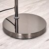 Koyoto Staande lamp, Booglampen Chroom, Zwart, 1-licht