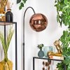 Koyoto Staande lamp, Booglampen Chroom, Zwart, 1-licht