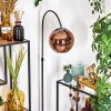 Koyoto Staande lamp, Booglampen Chroom, Zwart, 1-licht