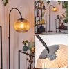 Koyoto Staande lamp, Booglampen Chroom, Zwart, 1-licht