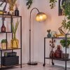 Koyoto Staande lamp, Booglampen Chroom, Zwart, 1-licht