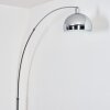 Baloca Staande lamp, Booglampen Chroom, Zwart, 1-licht