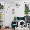 Baloca Staande lamp, Booglampen Chroom, Zwart, 1-licht