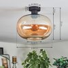 Apedo Plafondlamp Amber, 1-licht