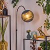 Koyoto Staande lamp, Booglampen Chroom, Zwart, 1-licht