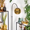 Koyoto Staande lamp, Booglampen Chroom, Zwart, 1-licht