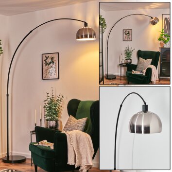 Baloca Staande lamp, Booglampen Zwart, 1-licht