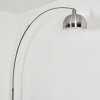 Baloca Staande lamp, Booglampen Nikkel mat, Zwart, 1-licht