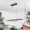 Fugelsta Hanglamp, Hanglamp LED Zwart, 1-licht