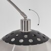 Baloca Staande lamp, Booglampen Nikkel mat, Zwart, 1-licht