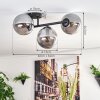 Gastor Plafondlamp, Kogellampje Rookkleurig, 3-lichts